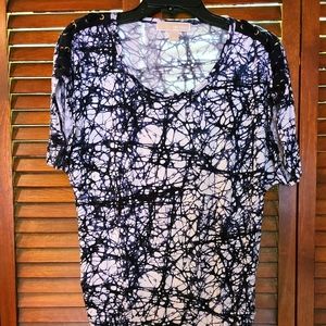 Michael Kors medium splatter short sleeve shirt